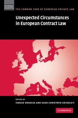 Unexpected Circumstances in European Contract Law - cover