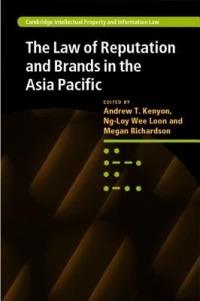 The Law of Reputation and Brands in the Asia Pacific - cover