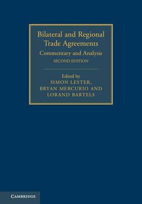 Bilateral and Regional Trade Agreements: Commentary and Analysis - cover