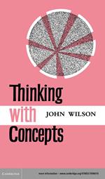 Thinking with Concepts