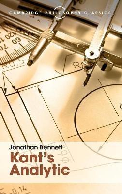Kant's Analytic - Jonathan Bennett - cover