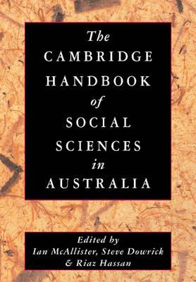 The Cambridge Handbook of Social Sciences in Australia - cover