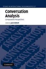 Conversation Analysis: Comparative Perspectives