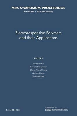 Electroresponsive Polymers and their Applications: Volume 889 - cover