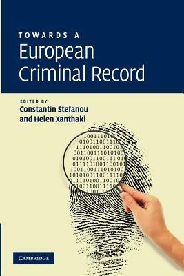 Towards a European Criminal Record - cover