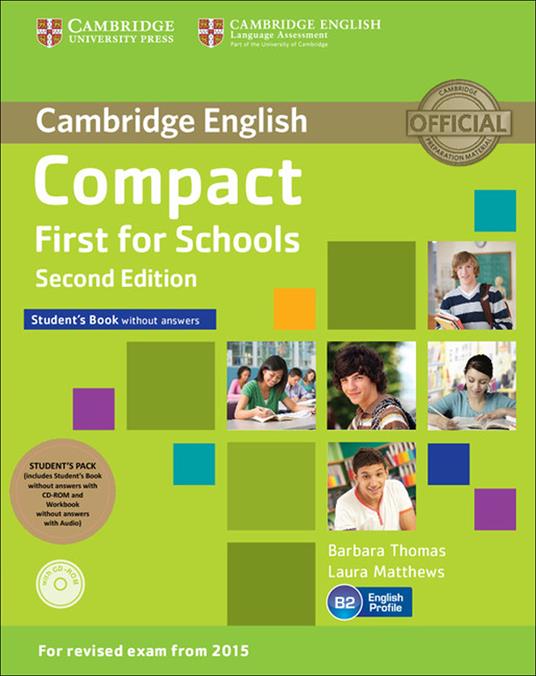  Compact first for schools. Student's book-Workbook. Without answers