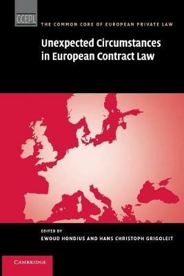 Unexpected Circumstances in European Contract Law - cover