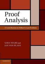 Proof Analysis: A Contribution to Hilbert's Last Problem