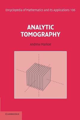 Analytic Tomography - Andrew Markoe - cover