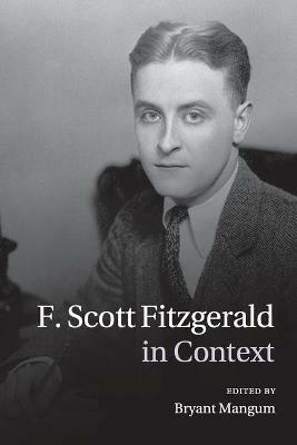 F. Scott Fitzgerald in Context - cover