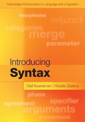 Introducing Syntax - Olaf Koeneman,Hedde Zeijlstra - cover