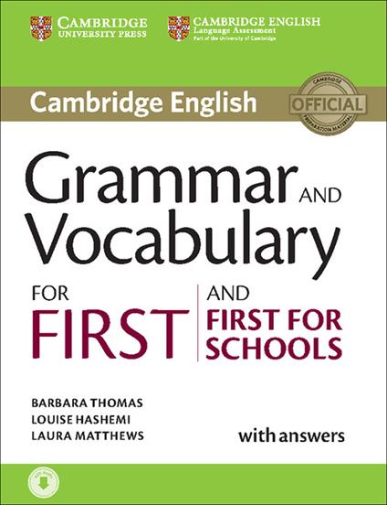  Cambridge grammar for first certificate. With answers. Con CD Audio. Con espansione online