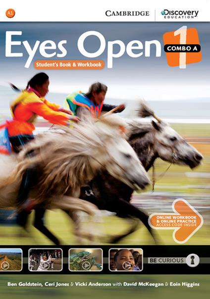 Eyes Open Level 1 Combo A with Online Workbook and Online Practice - Ben Goldstein,Ceri Jones,Vicki Anderson - cover