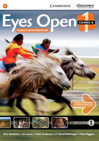 Eyes Open Level 1 Combo B with Online Workbook and Online Practice - Ben Goldstein,Ceri Jones,Vicki Anderson - cover