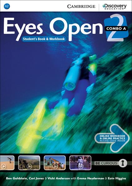 Eyes Open Level 2 Combo A with Online Workbook and Online Practice - Ben Goldstein,Ceri Jones,Vicki Anderson - cover