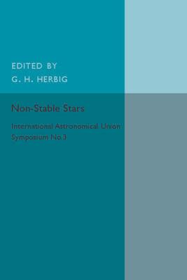 Non-Stable Stars - George H. Herbig - cover