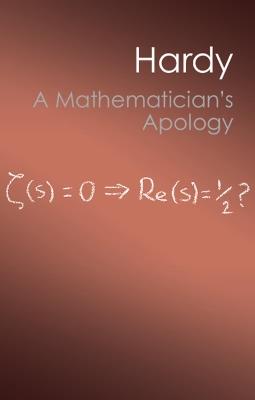 A Mathematician's Apology - G. H. Hardy - cover