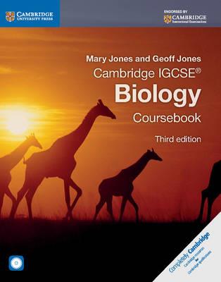 Cambridge IGCSE (R) Biology Coursebook with CD-ROM - Mary Jones,Geoff Jones - cover