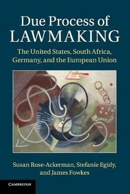 Due Process of Lawmaking: The United States, South Africa, Germany, and the European Union - Susan Rose-Ackerman,Stefanie Egidy,James Fowkes - cover