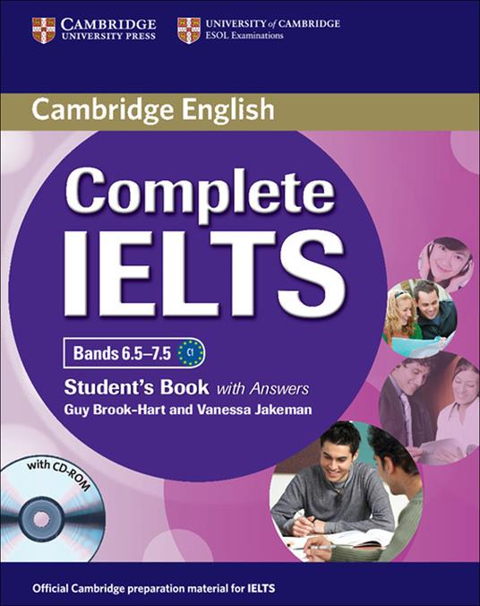 Complete IELTS Bands 6.5-7.5 Student's Book with Answers with CD-ROM - Guy Brook-Hart,Vanessa Jakeman - cover