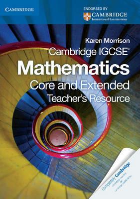 Cambridge IGCSE Mathematics Teacher's Resource CD-ROM - Karen Morrison - cover