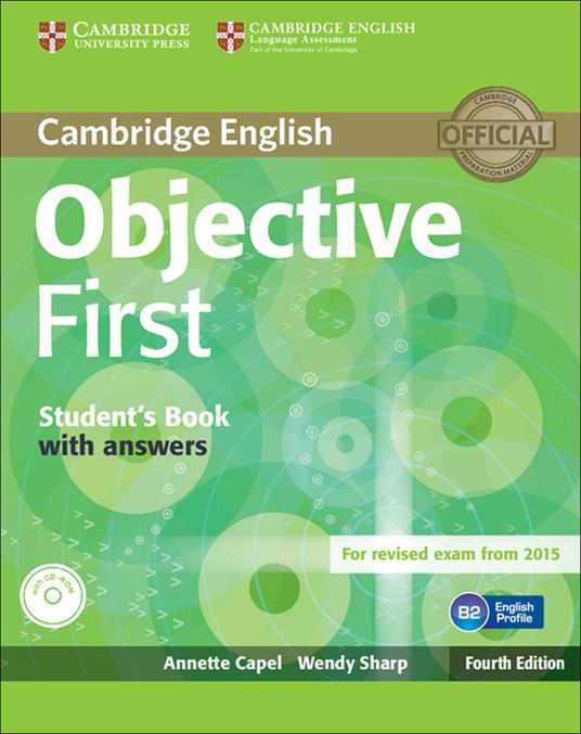  Objective first certificate. Student's book with answers. Per le Scuole superiori
