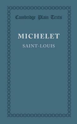 Saint-Louis - Jules Michelet - cover