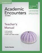 Academic Encounters Level 1 Teacher's Manual Listening and Speaking