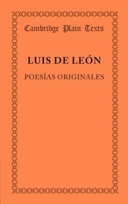 Poesias originales - Luis de Leon - cover