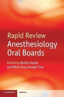 Rapid Review Anesthesiology Oral Boards - cover