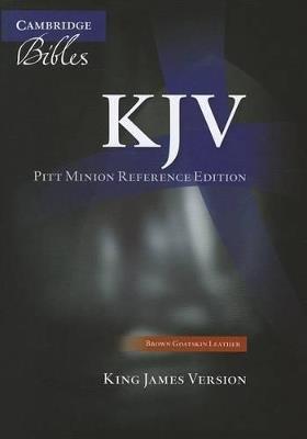 KJV Pitt Minion Reference Bible, Brown Goatskin Leather, KJ446:X - cover