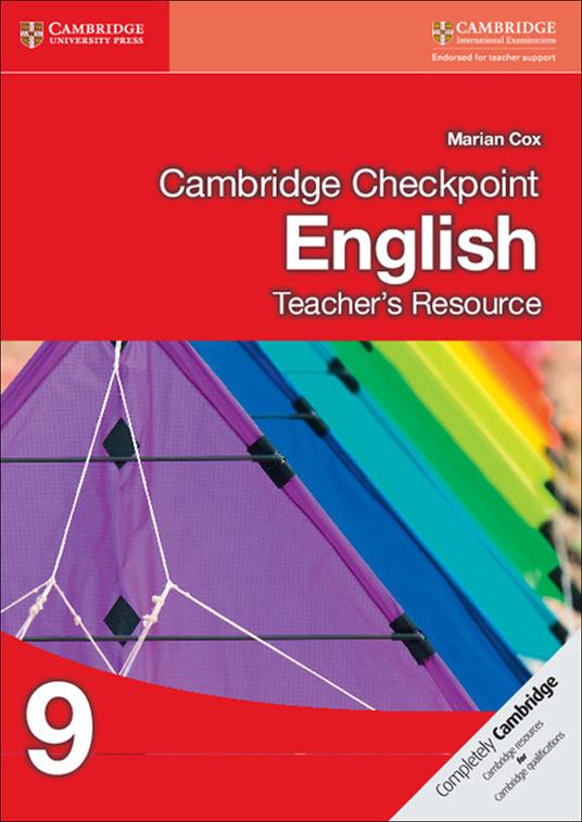 Cambridge Checkpoint English Teacher's Resource CD-ROM 9 - Marian Cox - cover