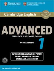 Cambridge English Advanced 1 for Revised Exam from 2015 Student's Book Pack (Student's Book with Answers and Audio CDs (2)): Authentic Examination Papers from Cambridge English Language Assessment