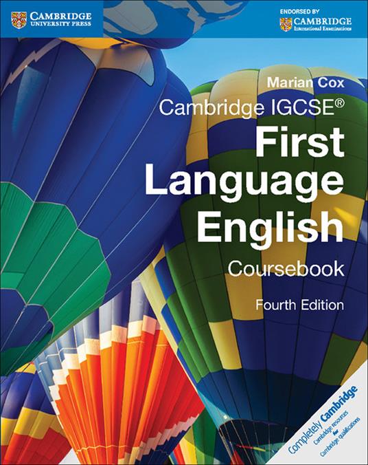 Cambridge IGCSE (R) First Language English Coursebook - Marian Cox - cover