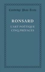 L'art poetique cinq prefaces
