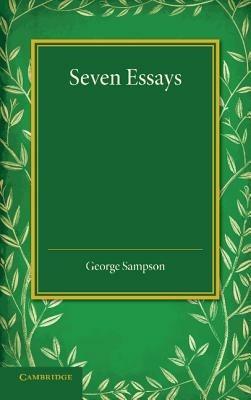 Seven Essays - George Sampson - cover