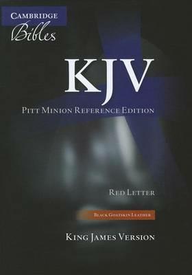 KJV Pitt Minion Reference Bible, Black Goatskin Leather, Red-letter Text, KJ446:XR - cover