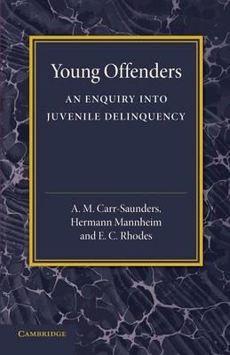 Young Offenders: An Enquiry into Juvenile Delinquency - A. M. Carr-Saunders,Hermann Mannheim,E. C. Rhodes - cover