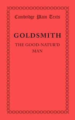 The Good-Natur'd Man - Oliver Goldsmith - cover