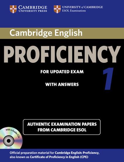  Cambridge English Practice Tests: Proficiency 1. Self-Study Pack. Student's book with Answers