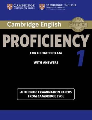  Cambridge English Practice Tests: Proficiency 1. Student's Book with Answers