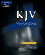 KJV Concord Wide Margin Reference Bible, Black Calf Split Leather, KJ764:XM