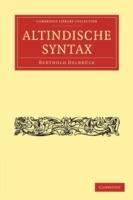 Altindische Syntax - Berthold Delbrück - cover