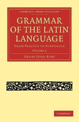 Grammar of the Latin Language: From Plautus to Suetonius - Henry John Roby - cover