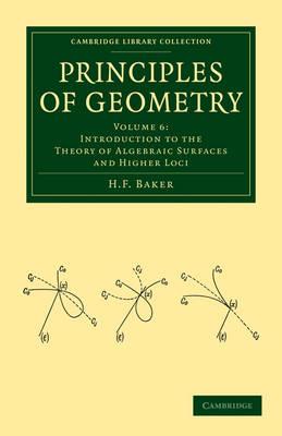 Principles of Geometry - H. F. Baker - cover
