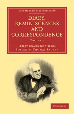 Diary, Reminiscences and Correspondence - Henry Crabb Robinson - cover