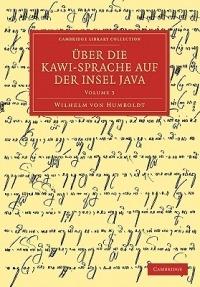 UEber die Kawi-sprache auf der Insel Java - Wilhelm von Humboldt - cover