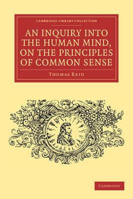 An Inquiry into the Human Mind, on the Principles of Common Sense - Thomas Reid - cover