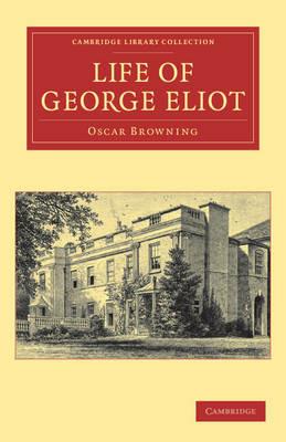 Life of George Eliot - Oscar Browning - cover