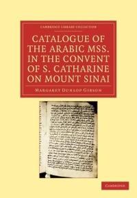 Catalogue of the Arabic MSS. in the Convent of S. Catharine on Mount Sinai - cover